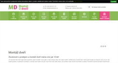 Desktop Screenshot of montazdveri.cz